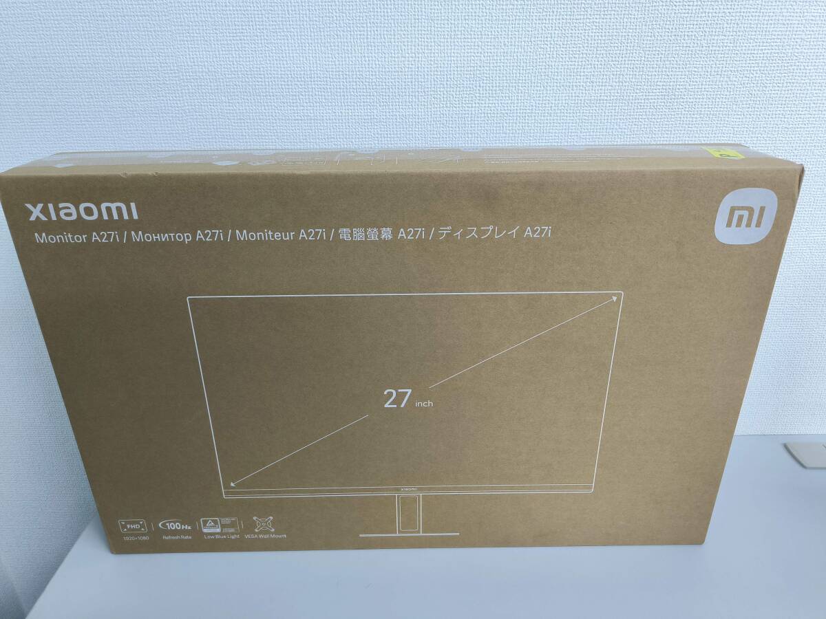 【新品 送料無料！】Xiaomi モニター A27i 27インチ フルHD 1920x1080 100Hz HDR10 6ms 角度調節 ブルーライト VESAマウント対応の画像3