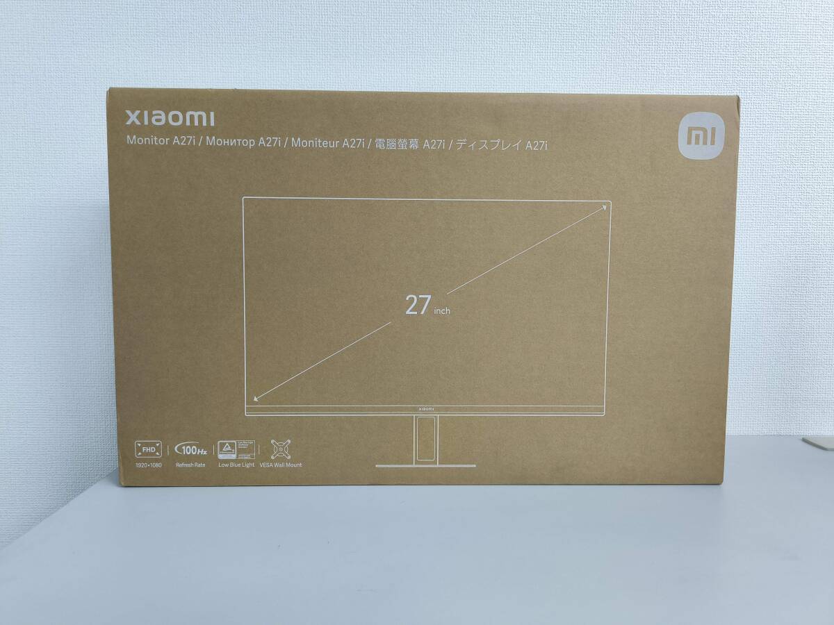 【新品 送料無料！】Xiaomi モニター A27i 27インチ フルHD 1920x1080 100Hz HDR10 6ms 角度調節 ブルーライト VESAマウント対応の画像2