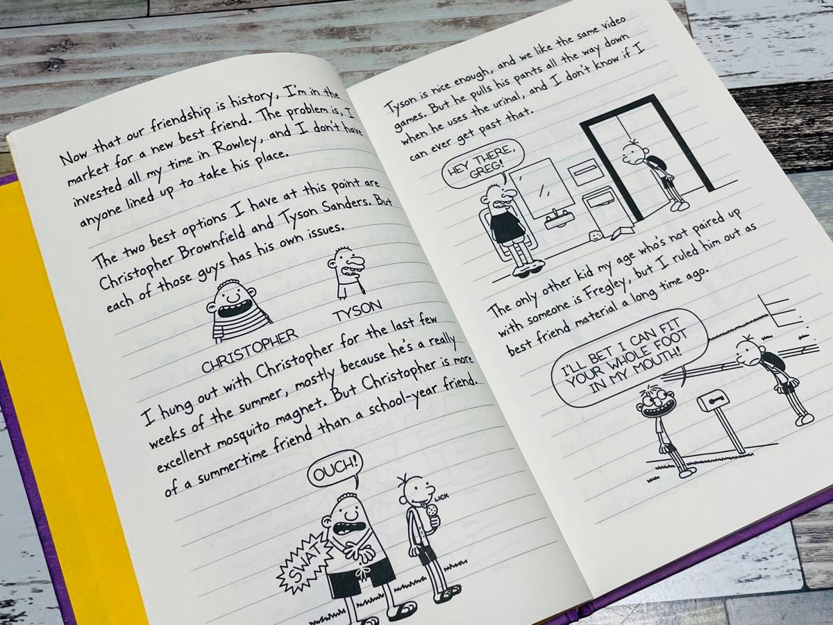 Diary of a Wimpy Kid 洋書 英語 児童書 グレッグのダメ日記