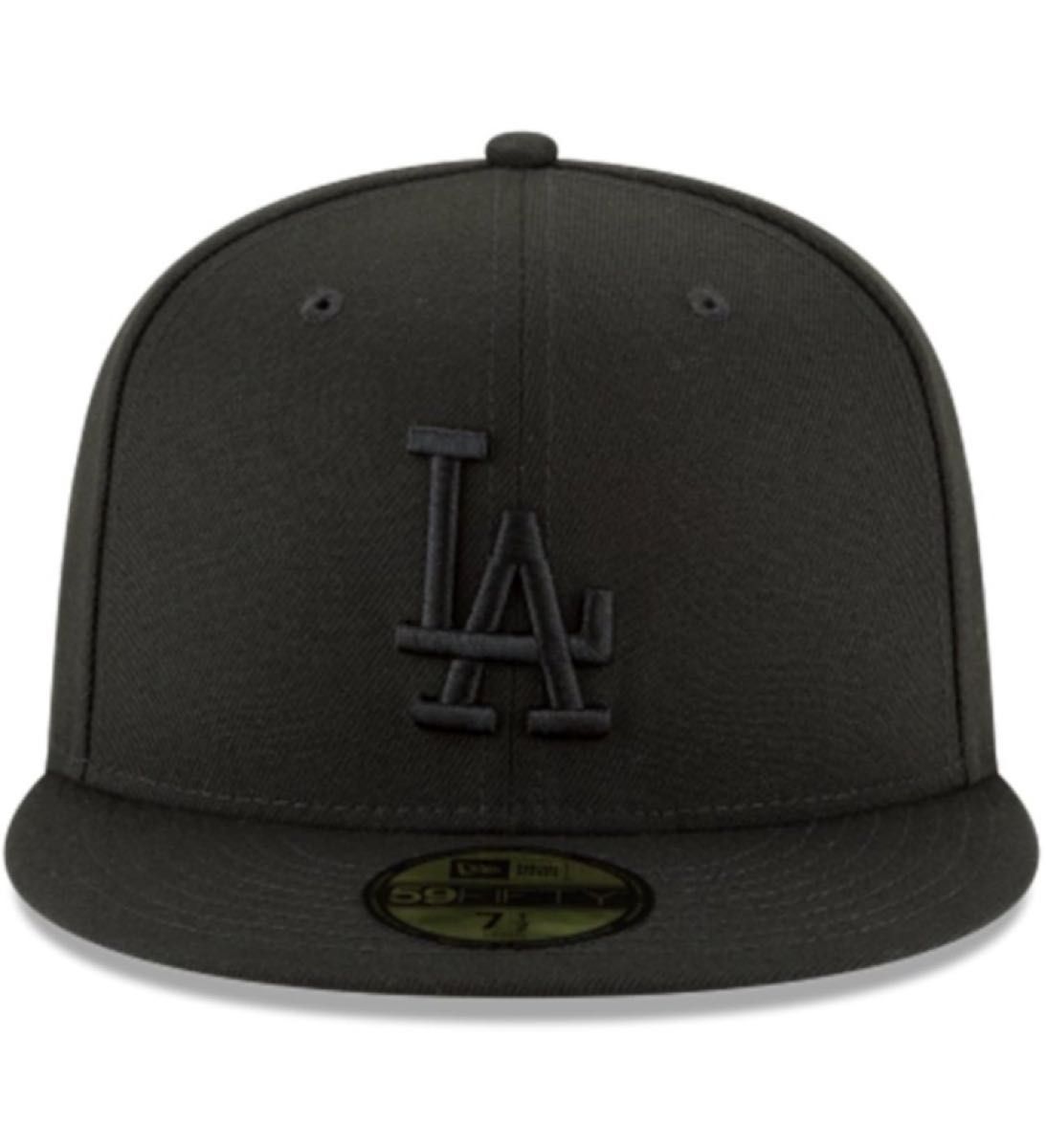 NEW ERA 59FIFTY LOS ANGELES DODGERS ブラック 7 3/8 ニューエラ ロサンゼルス ドジャース