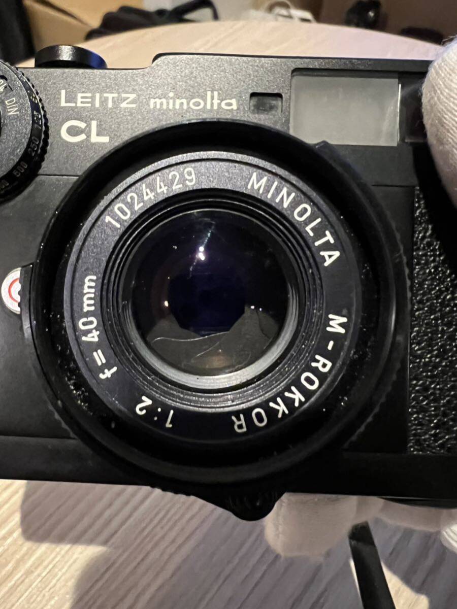 ライツ ミノルタ LEITZ MINOLTA CL M-ROKKOR 40mm F2 フィルムカメラ の画像8