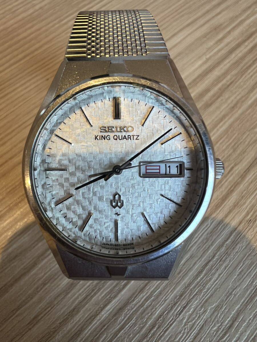 セイコー SEIKO KING QUARTZ 0853-8035 クォーツ デイデイト 腕時計 の画像1