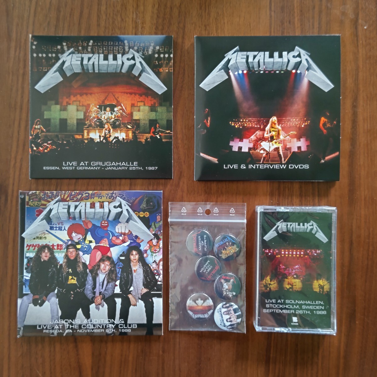 メタリカ/メタル・マスター リマスター・デラックス・ボックス・セット 10CD+3LP+2DVD+CT 付属品 METALLICA Master Of Puppets Box Setの画像8