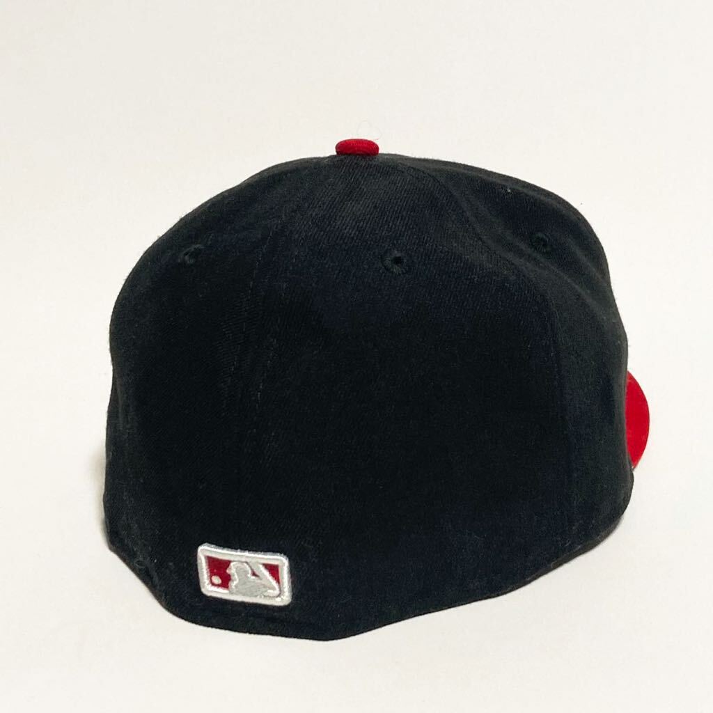 NEW ERA ☆ MLB ロサンゼルス ドジャース キャップ ブラック レッド 7 1/2 59.6cm ベースボール ストリート アメカジ ニューエラ■SHW398_画像3