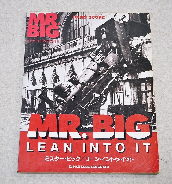 中古■バンド・スコア MR. BIG（ミスター・ビッグ）『リーン・イントゥ・イット（Lean Into It）シンコーミュージックの画像1