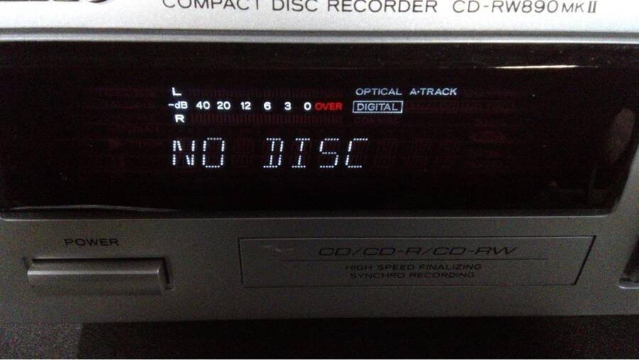 TEAC ティアック CD-RW890MKⅡ CDレコーダー◆現状品の画像10