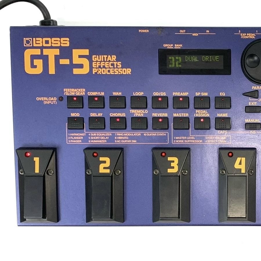 BOSS GT-5 ボス マルチエフェクター ギターエフェクター ※状態確認のみ 状態説明あり★ジャンク品【福岡】_画像2