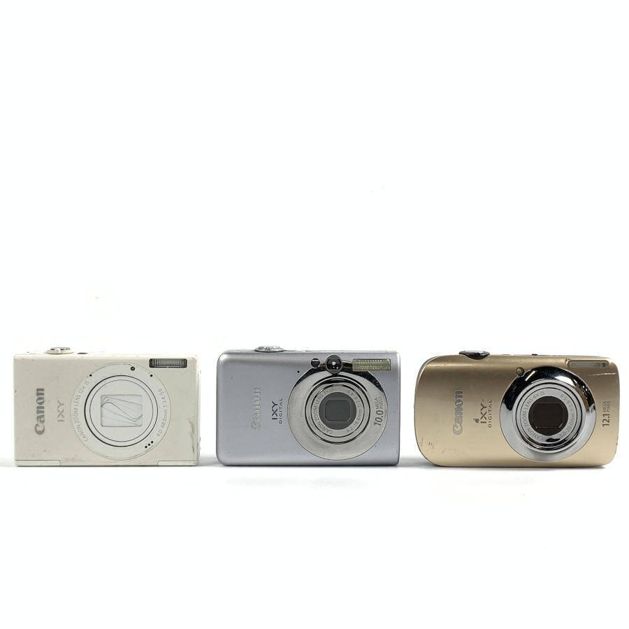 Canonキヤノン IXY 510IS / 1 / 110IS コンパクトデジタルカメラ まとめ3台セット バッテリー×3付き●現状品の画像2