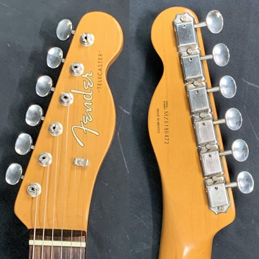 Fender MEXICO フェンダー テレキャスター エレキギター シリアルNo.MZ8190472 クリーム系★現状品の画像7