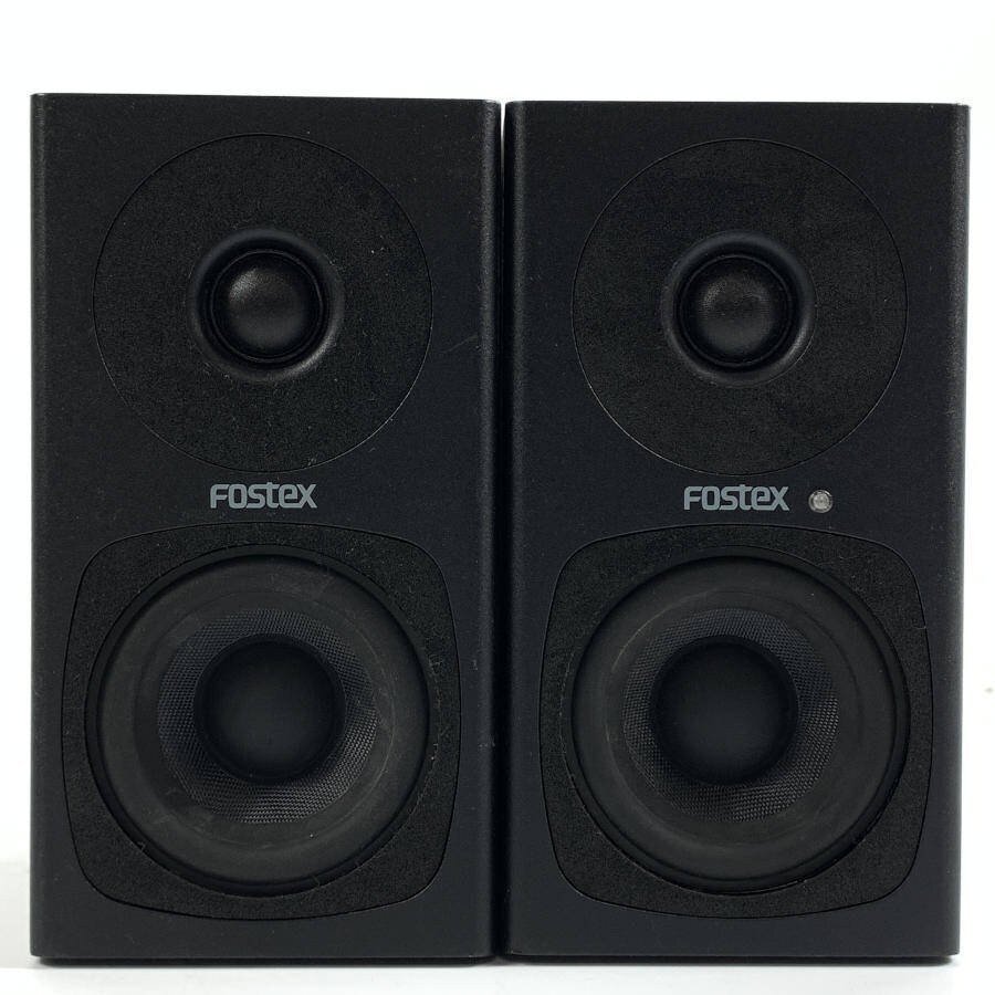 FOSTEX フォステクス PM0.3 パーソナル アクティブ スピーカー 電源コード/ACアダプター/接続ケーブルx2付き★現状品の画像2