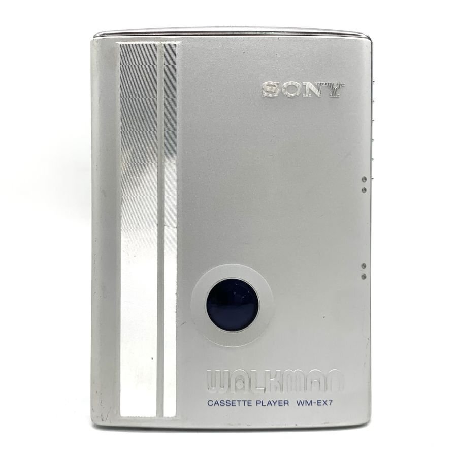 SONY WALKMAN WM-EX7 ソニー ポータブルカセットプレーヤー ウォークマン ※充電池なし ※通電/動作未確認品◆ジャンク品【福岡】_画像2