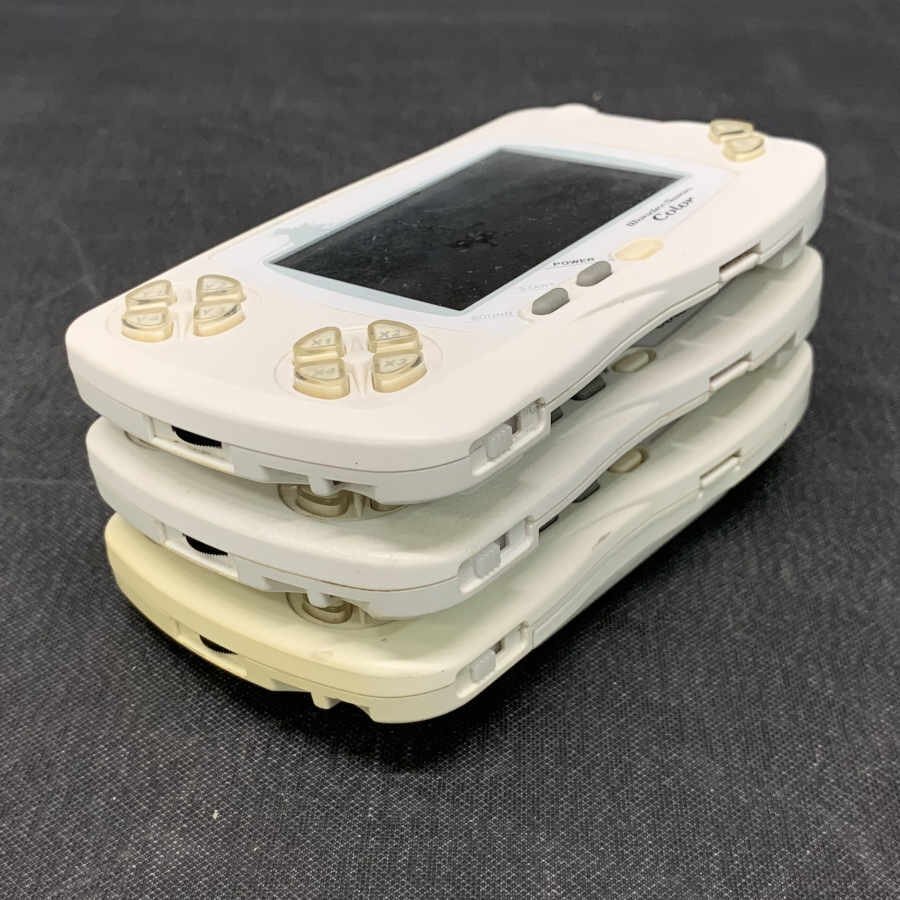 【3台/まとめ売り】BANDAI ファイナルファンタジー カラー WonderSwan Color ワンダースワンカラー ※未確認品 ＊ジャンク品【福岡】の画像5