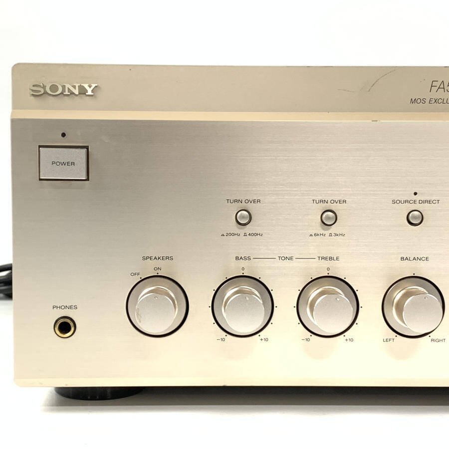 SONY ソニー TA-FA50ES プリメインアンプ 110W+110W/4Ω◆現状品の画像2