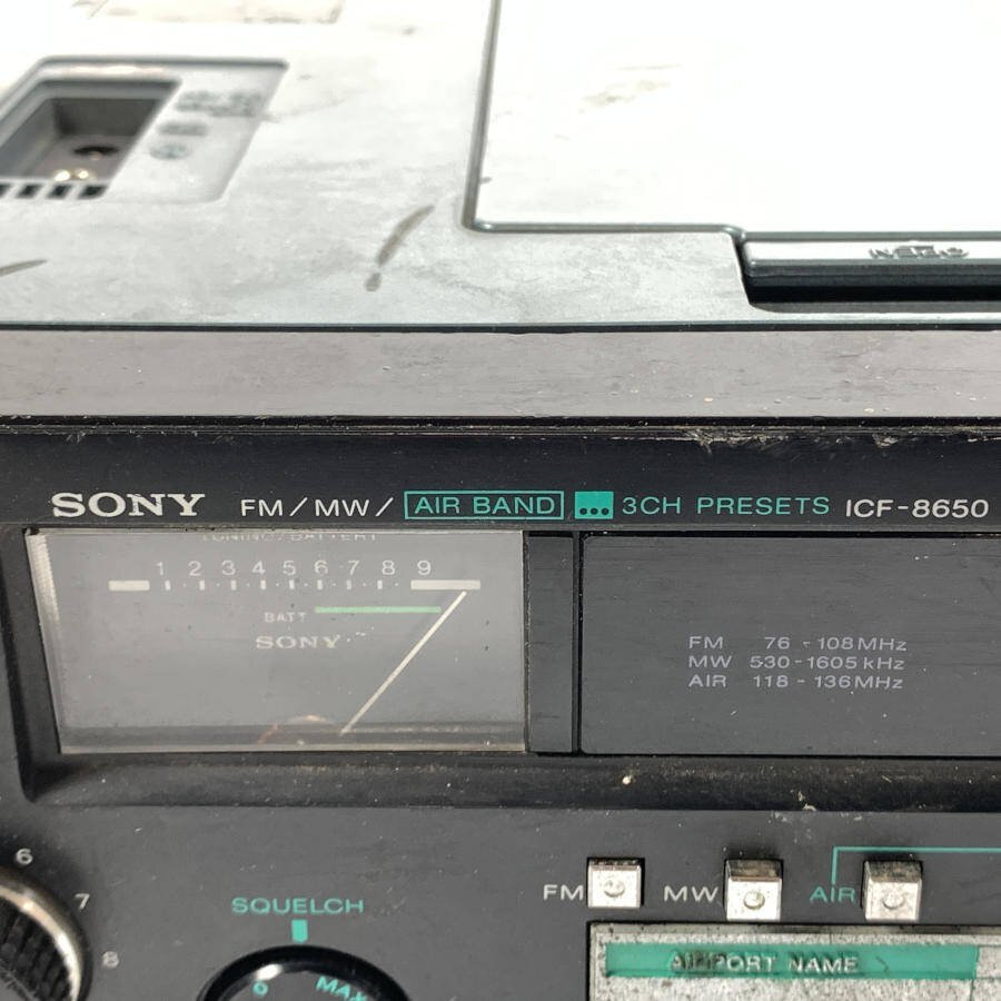 SONY ソニー ICF-8650 FM/MW/AIR BAND レシーバー◆現状品_画像9