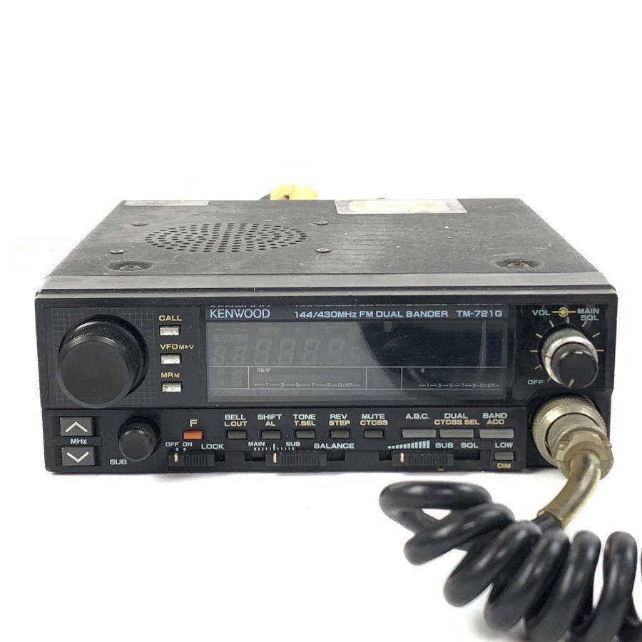 KENWOOD ケンウッド TM-721G 144/430MHz デュアルバンダー マイク付き◇現状品_画像2