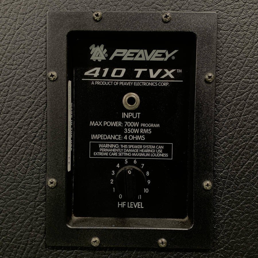 [関東のみ発送可]PEAVEY 410TVX ピーヴィー ベースアンプキャビネット サイズ≒W620 H720 D490(㎜) 総重量≒50㎏★現状品【TB】【委託】の画像7