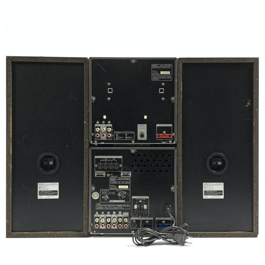 SONY ソニー STR-MD777 コンポ システムケーブル付き◆ジャンク品の画像6