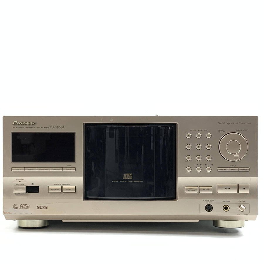 PIONEER パイオニア PD-F1007 ファイルタイプ 301連装 CDプレーヤー◆現状品の画像1