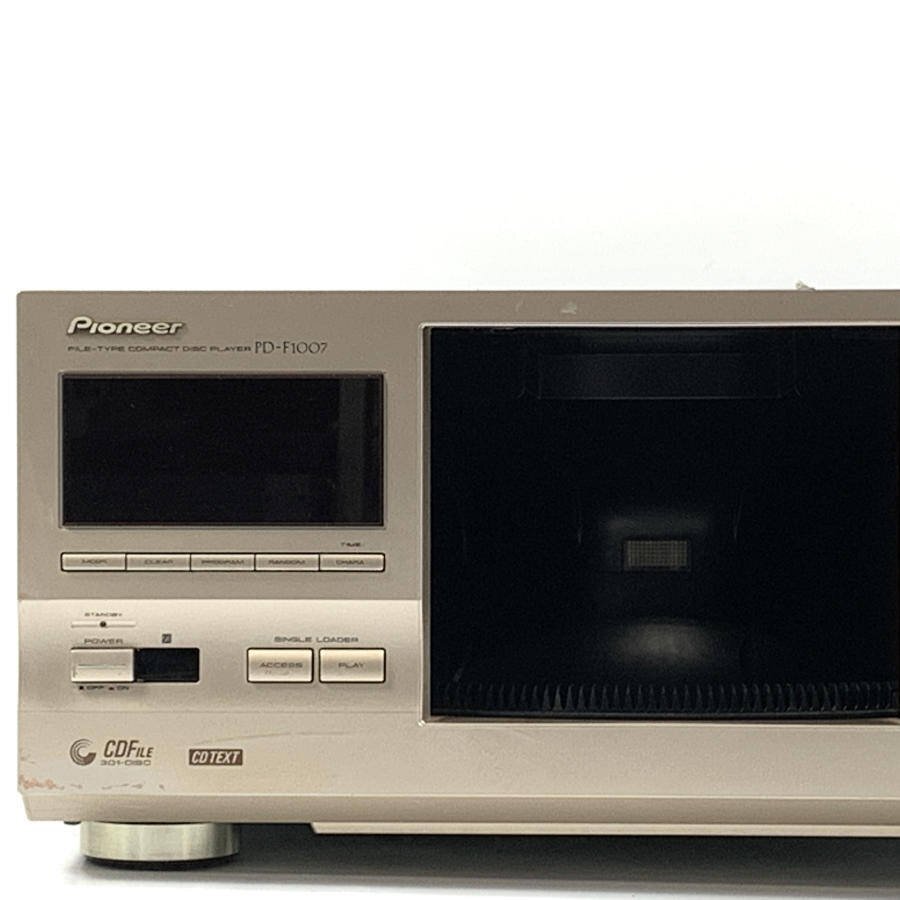 PIONEER パイオニア PD-F1007 ファイルタイプ 301連装 CDプレーヤー◆現状品の画像2