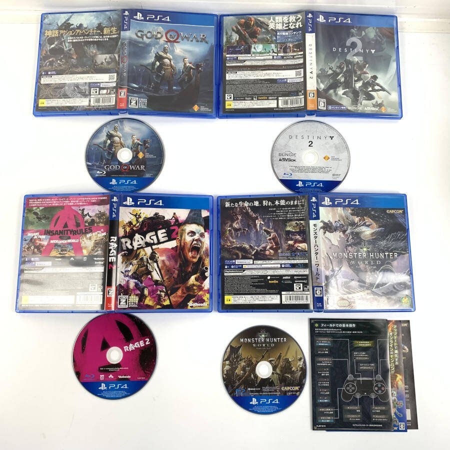 PS4 GOD OF WAR / 魔界戦記ディスガイア5 / ストリートファイターⅤ / モンハン他 ゲームソフト まとめ売り 15本セット＊動作品の画像4