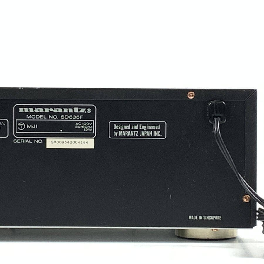 marantz SD535F マランツ Wカセットデッキ プレーヤー レコーダー◆現状品_画像8