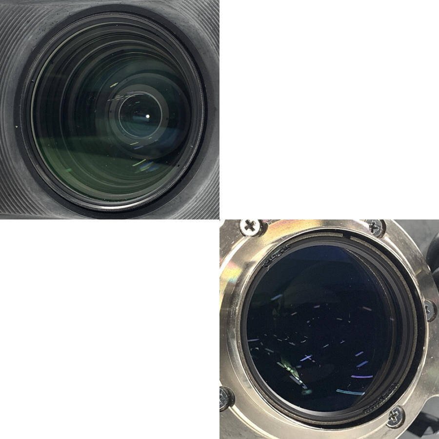 Canon IF Canon business use video camera lens J15ax8B4 IRS SX12/1:1.7/8-120mm lens hood / lens cap attaching * junk [TB]