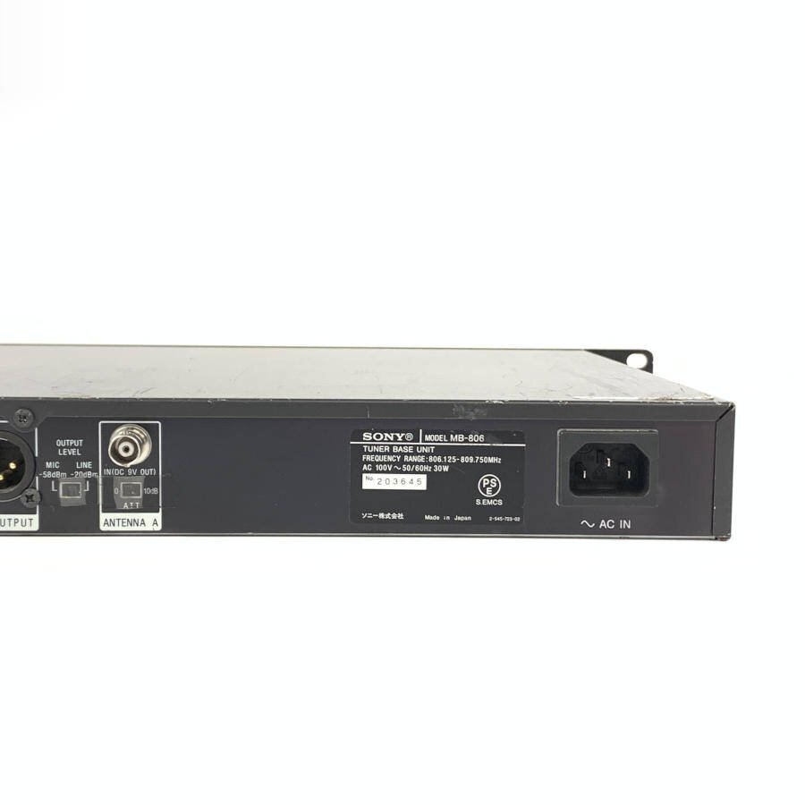 SONY Sony MB-806 TUNER BASE UNIT tuner base unit [ tuner unit :WRU-806×4 machine ]* present condition goods [TB]