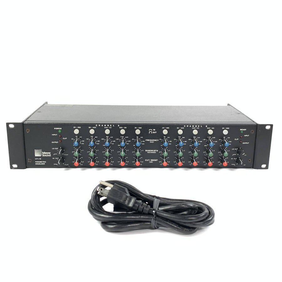 MEYER SOUNDme year sound CP-10 PARAMETRIC EQUALIZER equalizer power cord attaching * present condition goods [TB]