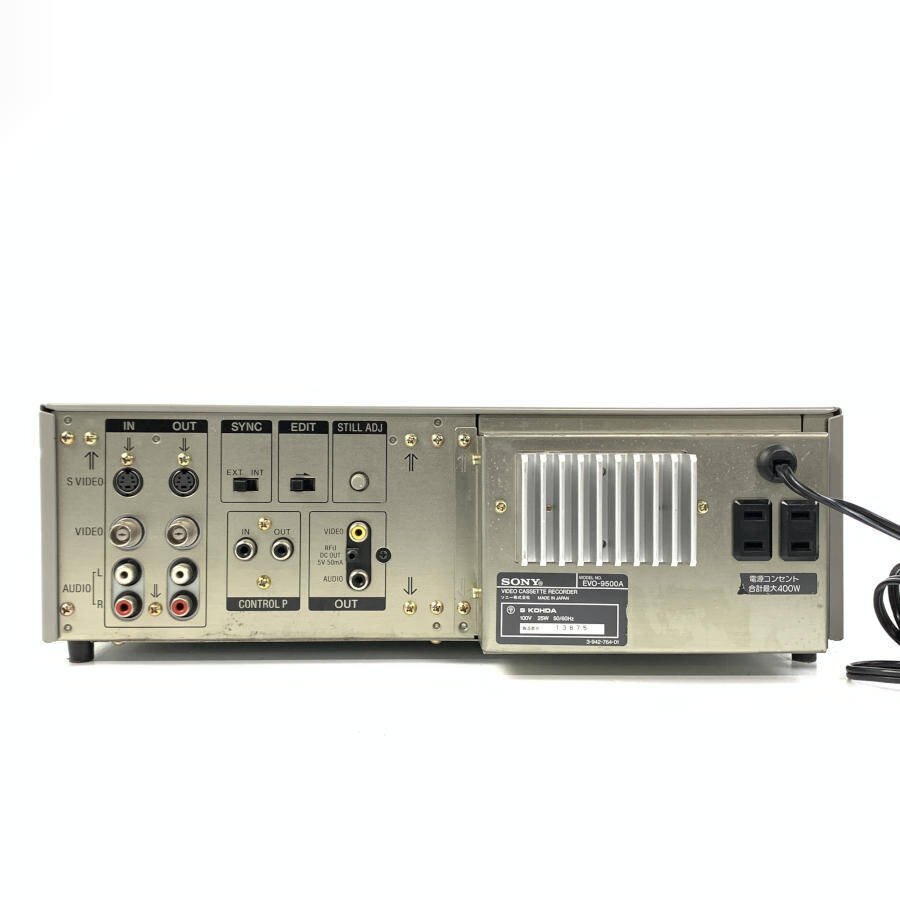 SONY ソニー EVO-9500A 業務用Hi8ビデオカセットレコーダー●現状品【TB】の画像6
