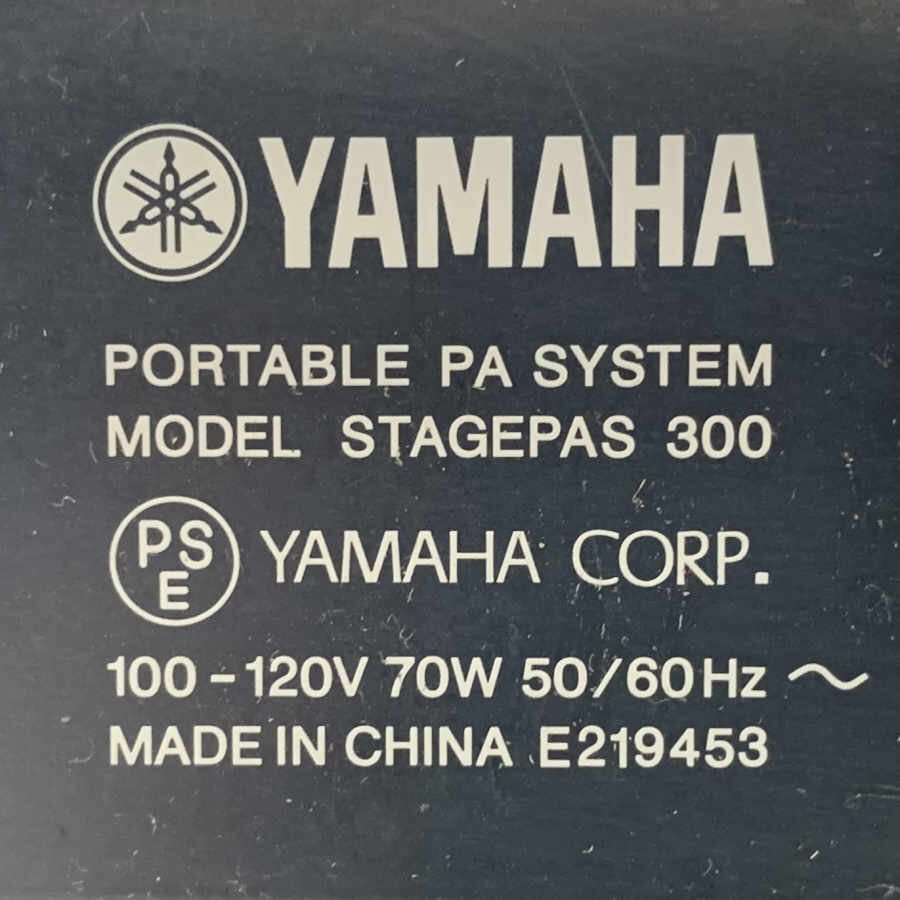 YAMAHA STAGEPAS300 スピーカー ヤマハ モニタースピーカー ※動作/状態説明あり ＊現状品【TB】【福岡】の画像10