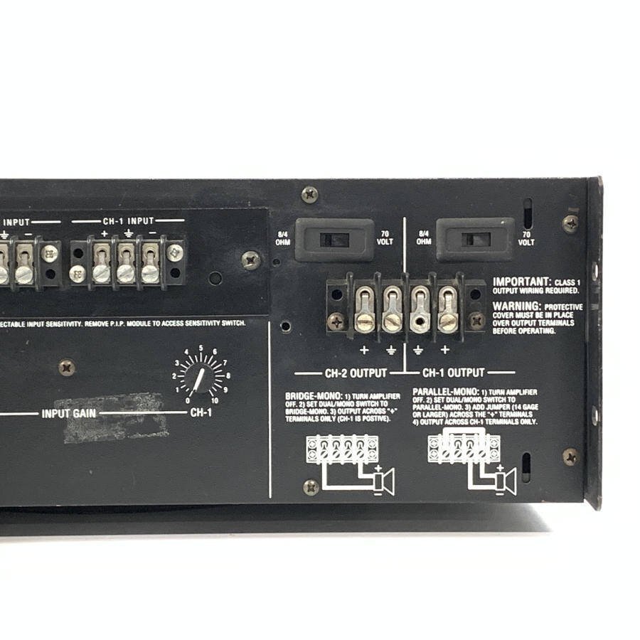 crown Crown COM-TECH 800 PA amplifier * junk 