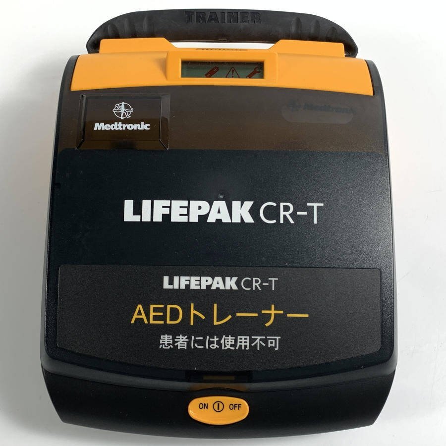 MEDTRONIC メドトロニック LIFEPACK CR-T AEDトレーナー リモコン/パッド/チャージパック/キャリングケース付き＊現状品の画像2