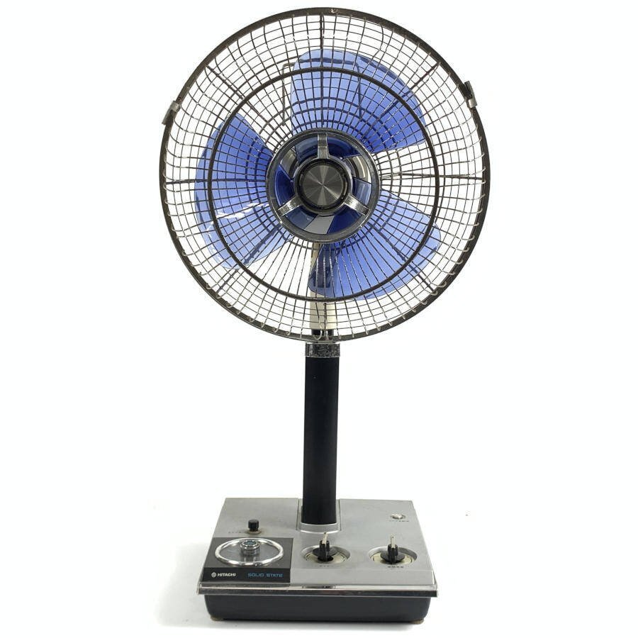  Hitachi H-609 shape 30cm retro electric fan * present condition goods 