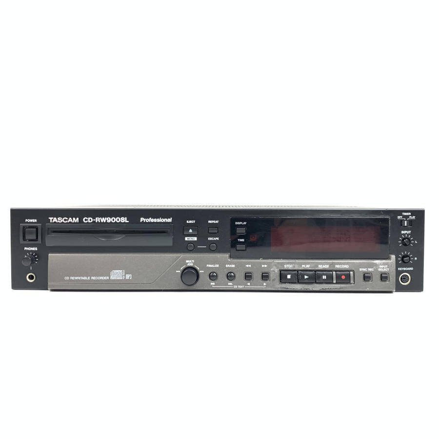 TASCAM タスカム CD-RW900SL 業務用CDレコーダー リモコン付き◆簡易検査品【TB】の画像2