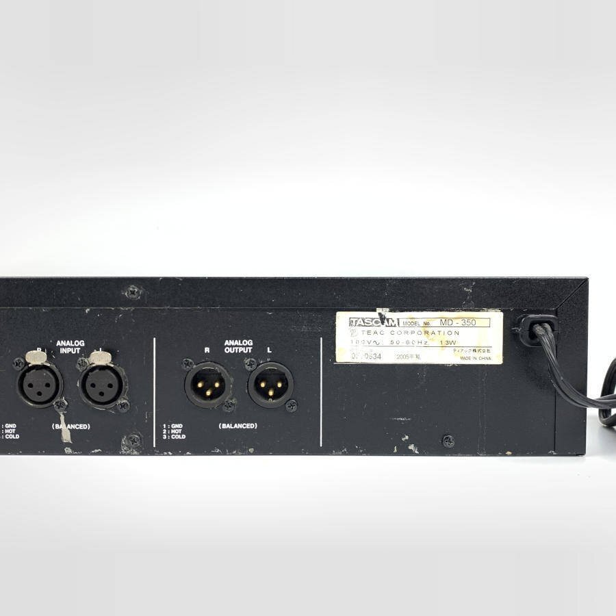 TASCAM タスカム MD-350 業務用MDデッキ◆簡易検査品【TB】の画像7