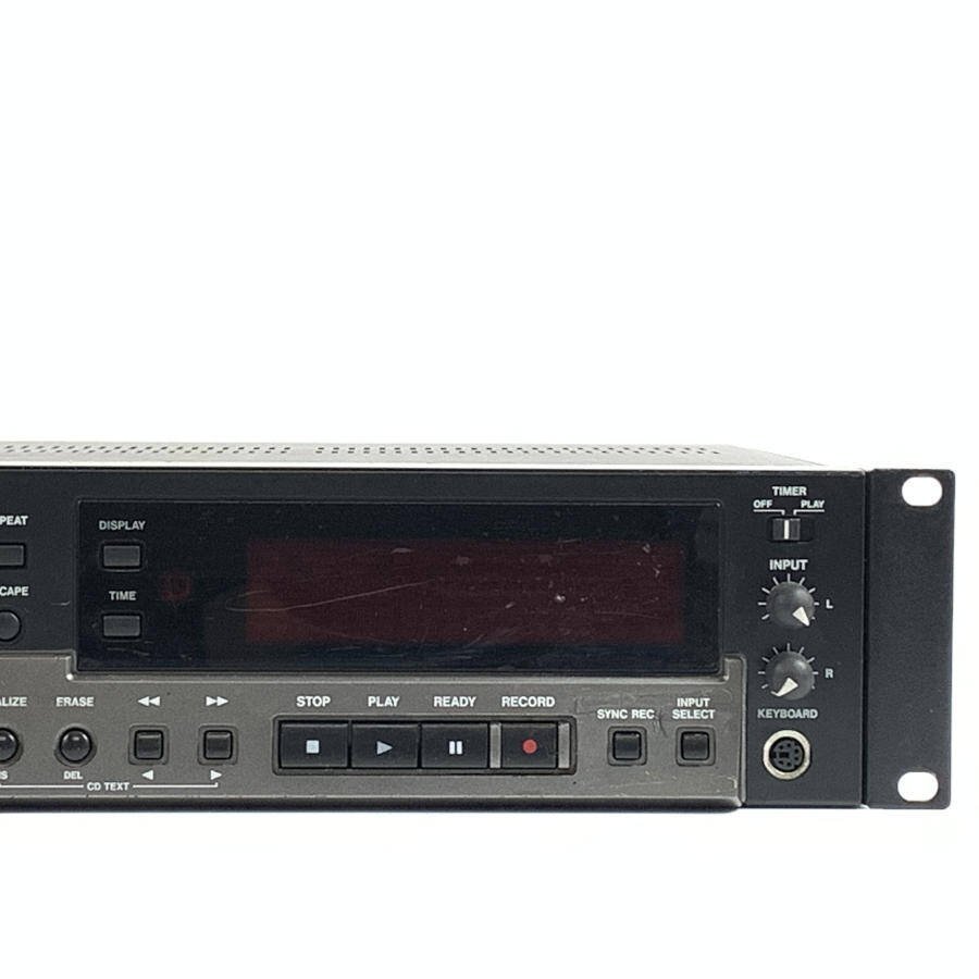 TASCAM/TEAC タスカム CD-RW900SL 業務用CDレコーダー リモコン付き◆ジャンク品_画像3