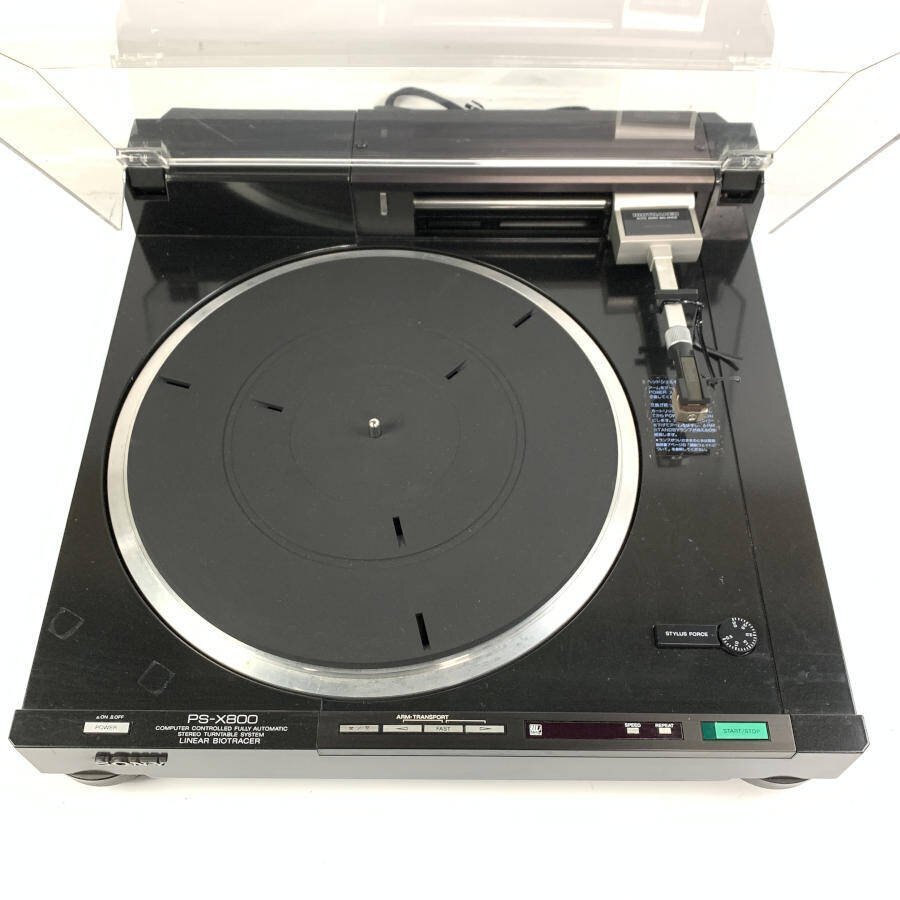 SONY PS-X800 ソニー レコードプレーヤー [カートリッジ:audio-technica AT-32E MC]◆ジャンク品の画像2