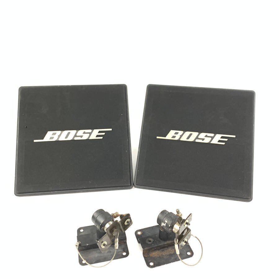 BOSE 111PYB ボーズ ペア スピーカー　ネットカバーx2/取付金具x2付き◆現状品_画像1