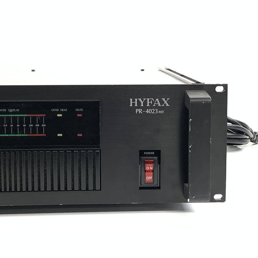 HYFAX PR-4023 FET high fax PA power amplifier * present condition goods 