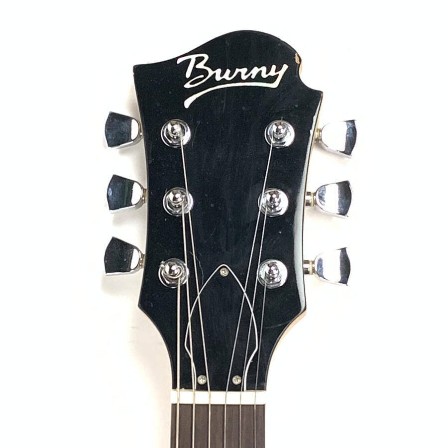 Burny バーニー LS エレキギター シルバー系★簡易検査品の画像6