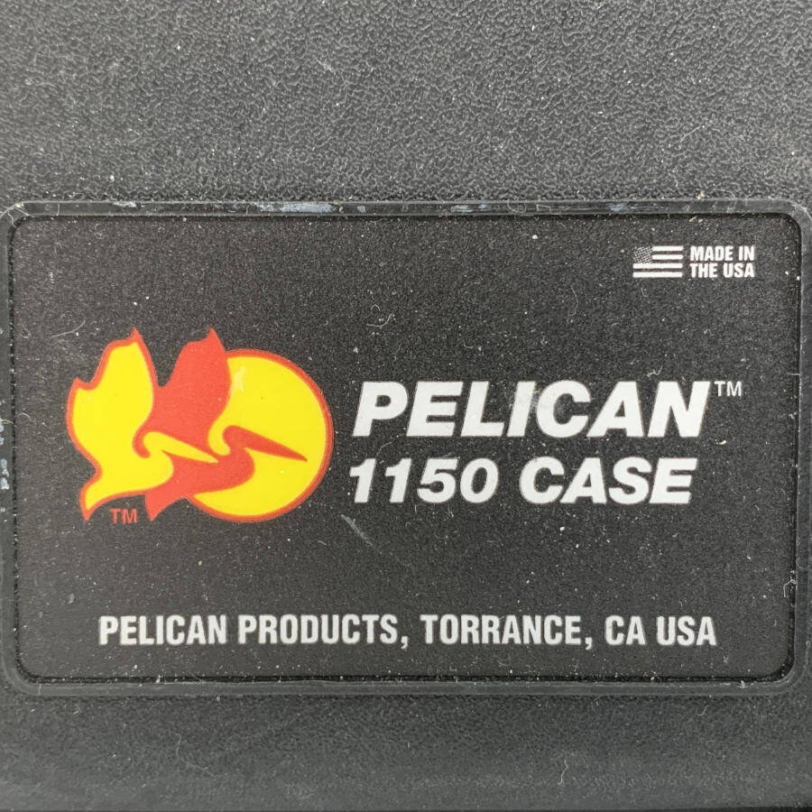 PELICAN 1150 CASE ペリカン 防水・防塵・耐衝撃 小型ハードケース まとめ3点セット 本体外寸(公称値):W240 H109 D198(mm)＊現状品【TB】