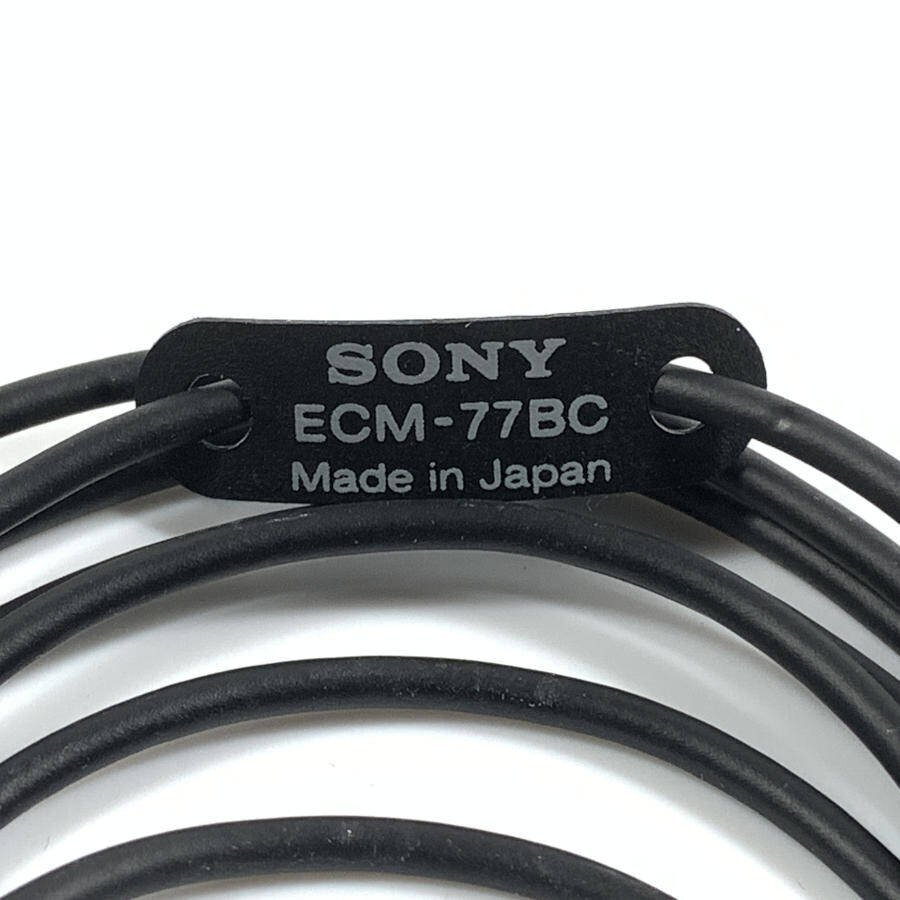 SONY ECM-77BC ソニー ピンマイク 単品 [コード長:約1.2m]★動作未確認品【TB】の画像8