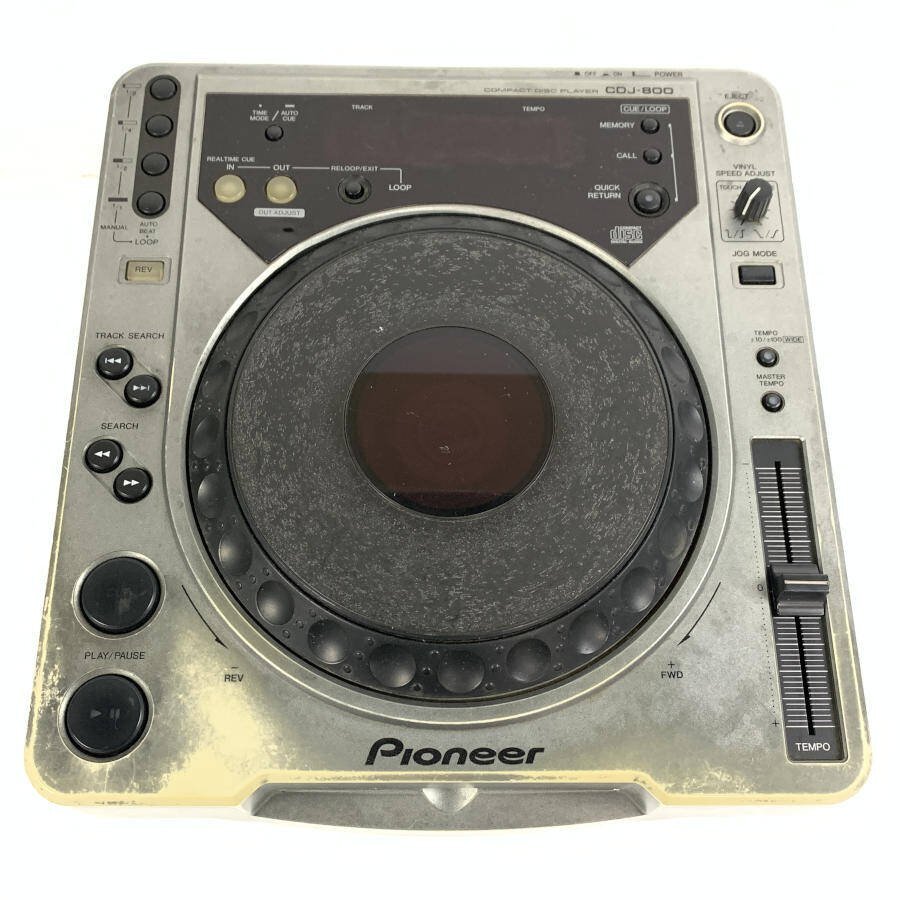 PIONEER CDJ-800 パイオニア CDJ イジェクトピン付き [DJ機器]★動作品【TB】の画像2