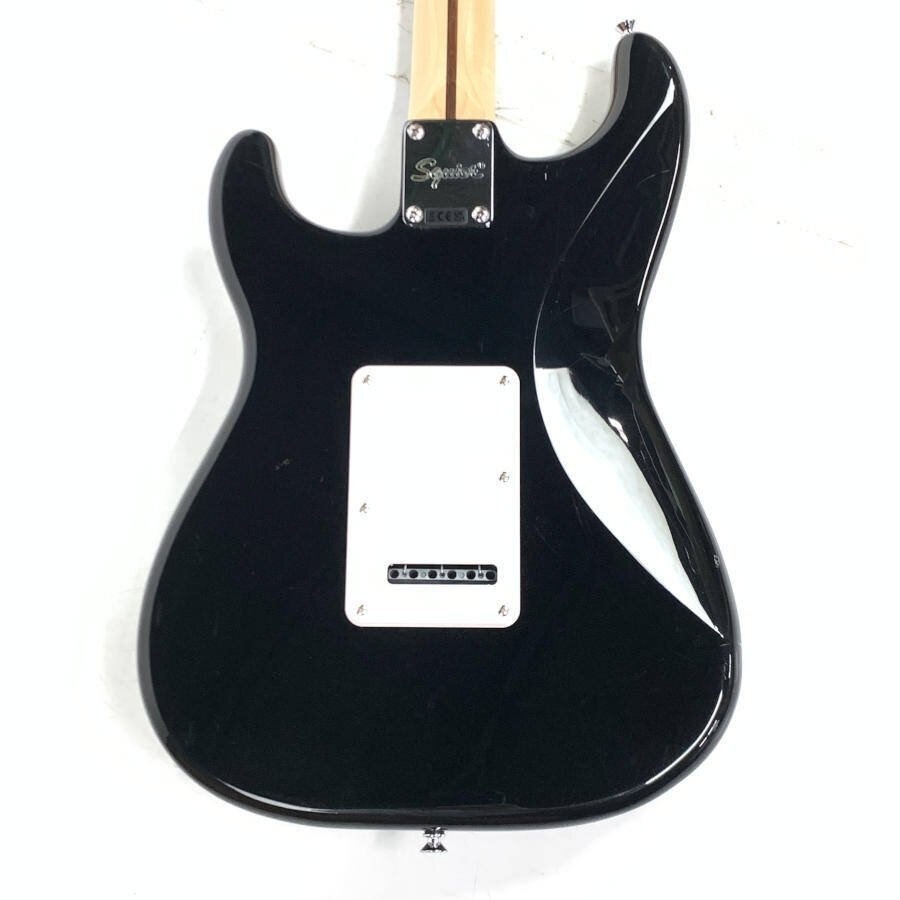 Squier by Fender スクワイア ストラトキャスター エレキギター シリアルNo.CRNG21002095 黒系★現状品の画像8