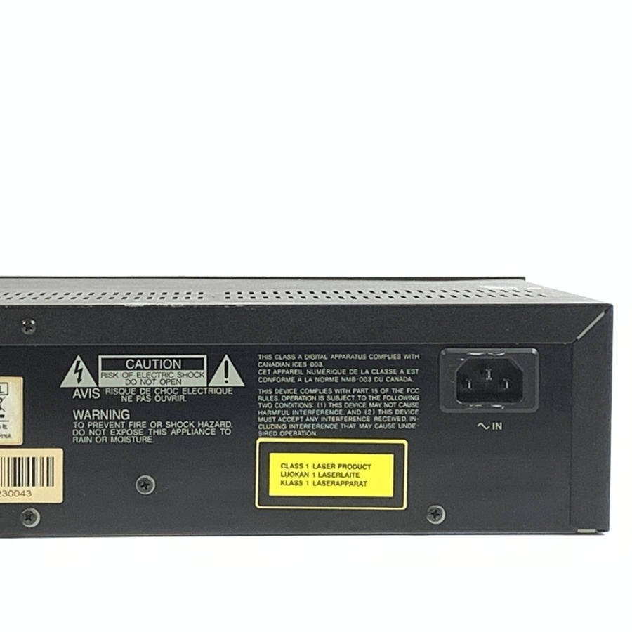 TASCAM/TEAC タスカム CD-RW900SL 業務用CDレコーダー リモコン付き◆簡易検査品の画像7