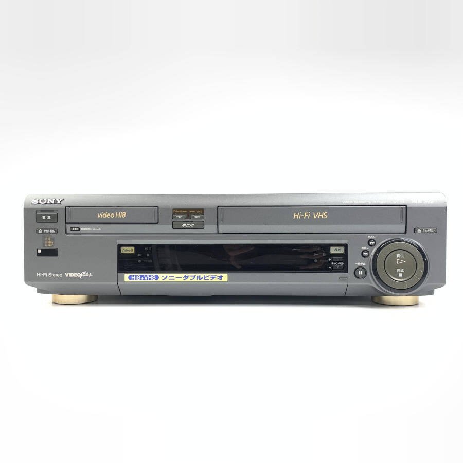 SONY ソニー WV-H4 Hi8/VHSビデオデッキ●簡易検査品の画像1