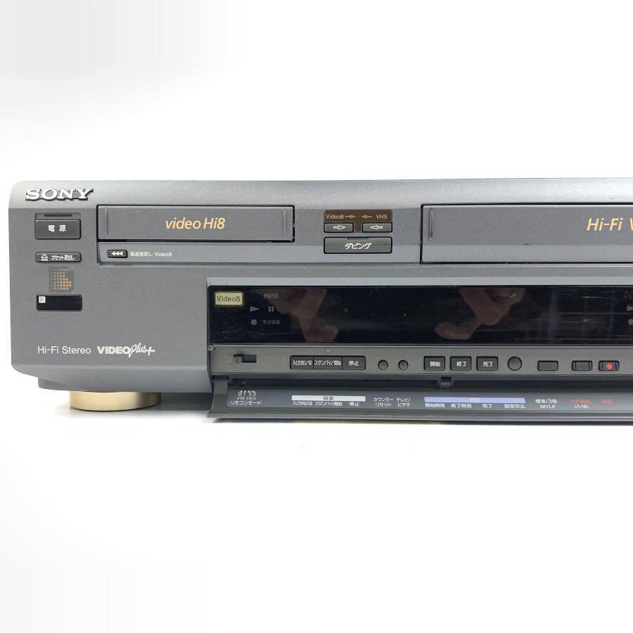 SONY ソニー WV-H4 Hi8/VHSビデオデッキ●簡易検査品の画像2