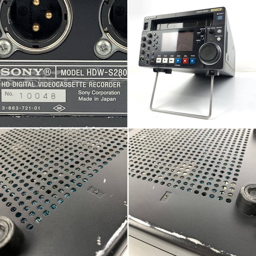 SONY ソニー HDW-S280 HDデジタルビデオカセットレコーダー●簡易検査品【TB】の画像9