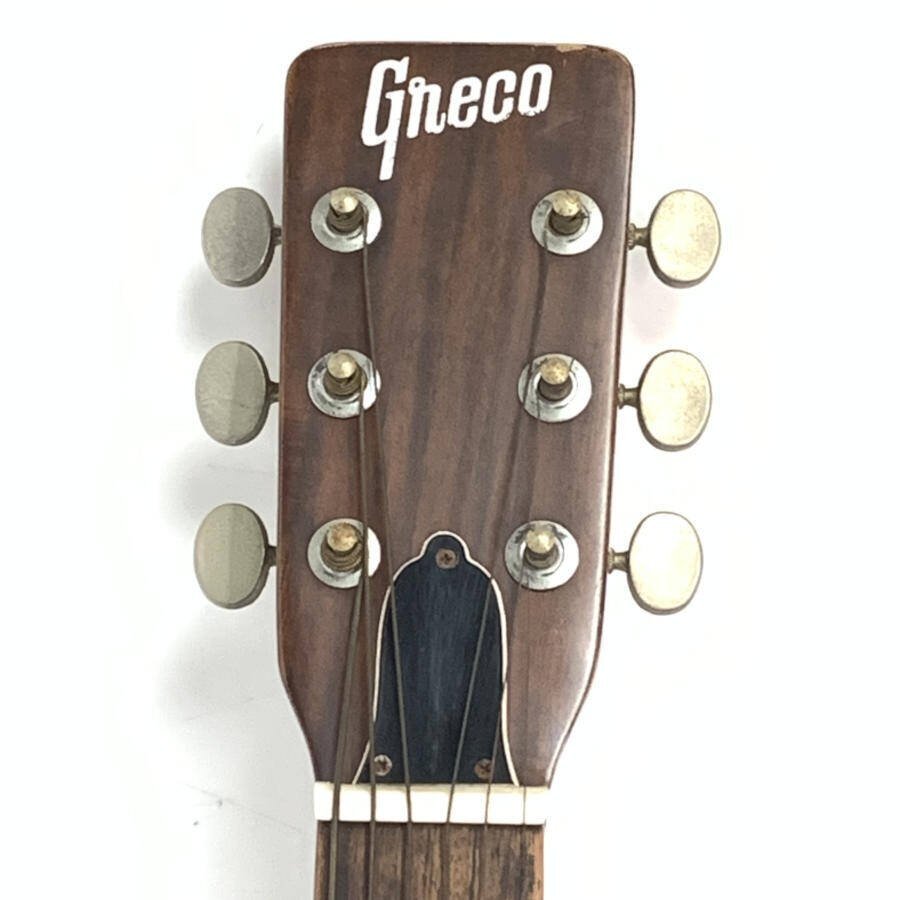 GRECO グレコ F120 Gnecoロゴ アコースティックギター ナチュラル系 日本製★簡易検査品の画像7