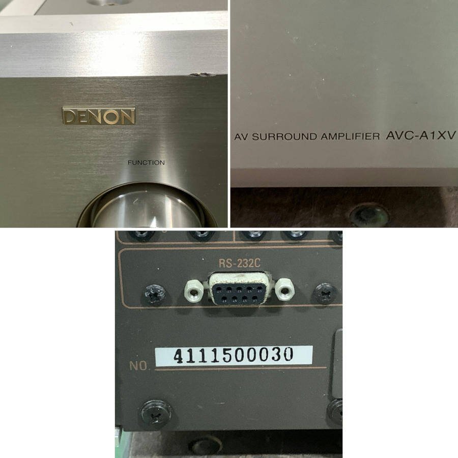 [関東のみ発送可] DENON デノン AVC-A1XV AVアンプ 本体サイズ≒W440/H290/D510(mm) 重量≒44.8Kg◆ジャンク品の画像8